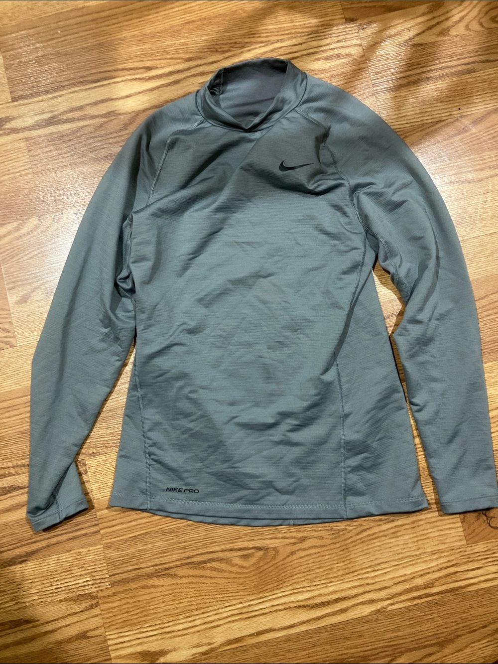Nike Long Sleeve Performance Top - Olive Green